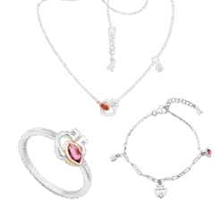 Silver Jewelry Set STYLE By PNJ Bisous 00016-00007
