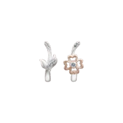 10K Gold Earrings with ECZ Stones STYLE By PNJ XMXMH000171